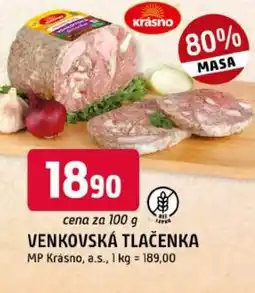 Trefa Venkovská tlačenka nabídka