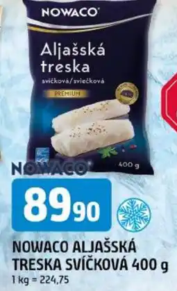 Trefa Nowaco aljašská treska svíčková nabídka