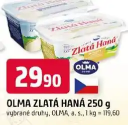Trefa Olma zlatá haná nabídka