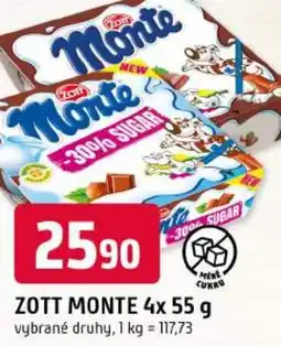Trefa Zott monte nabídka