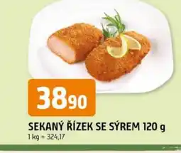 Trefa Sekaný řízek se sýrem nabídka