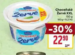 Billa Choceňské Žervé XXL nabídka