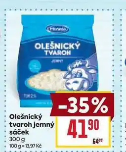Billa Olešnický tvaroh jemný sáček nabídka