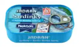 Billa Nekton Sardinky 125 g, vybrané druhy nabídka