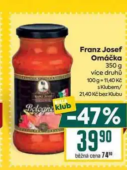 Billa Franz Josef Omáčka nabídka