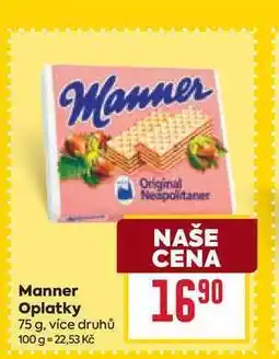Billa Manner Oplatky nabídka