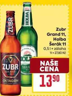 Billa Zubr Grand 11, Holba Šerák 11 nabídka