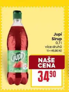 Billa Jupí Sirup nabídka