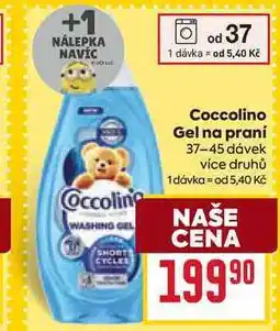 Billa Coccolino Gel na praní 37-45 dávek nabídka