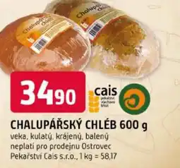 Trefa Chalupářský chléb nabídka
