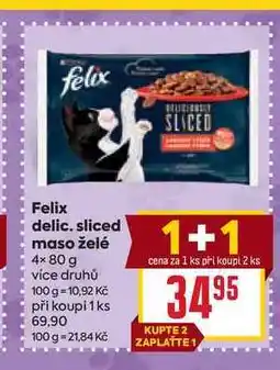 Billa Felix delic. sliced maso želé 4× nabídka