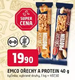 Trefa Emco ořechy a protein nabídka