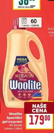 Billa Woolite Speciální gel na praní 60 dávek nabídka