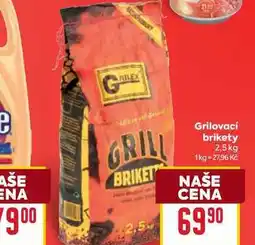 Billa Grilovací brikety nabídka