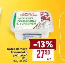 Billa Srdce domova Pomazánka pažitková nabídka