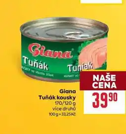 Billa Giana Tuňák kousky 170/120 g nabídka