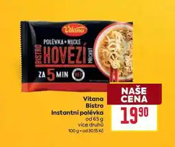 Billa Vitana Bistro Instantní polévka od nabídka