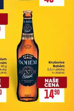 Billa Krušovice Bohém nabídka
