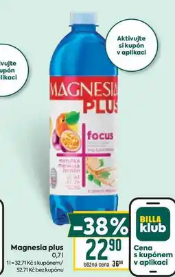 Billa Magnesia plus nabídka