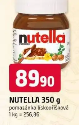 Trefa Nutella pomazánka liskooříšková nabídka