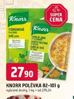 Trefa Knorr polévka nabídka