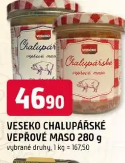 Trefa Veseko chalupářské vepřové maso nabídka