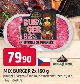 Trefa Mix burger nabídka