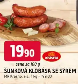 Trefa Šunková klobása se sýrem nabídka