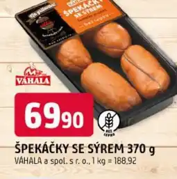 Trefa Špekáčky se sýrem nabídka