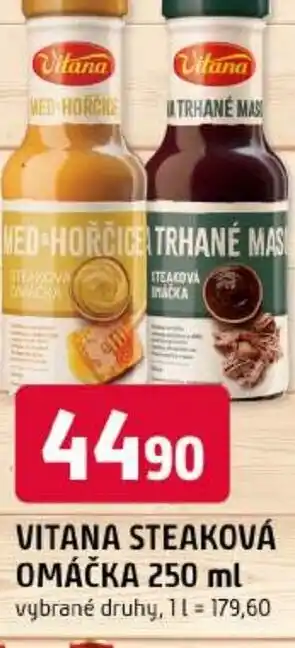Trefa Vitana steaková omáčka nabídka