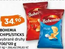 Trefa Bohemia chips/sticks nabídka