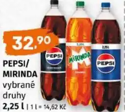 Trefa Pepsi/ Mirinda nabídka