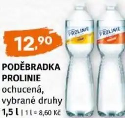 Trefa Poděbradka prolinie ochucená nabídka