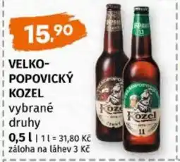 Trefa Velkopopovický kozel nabídka