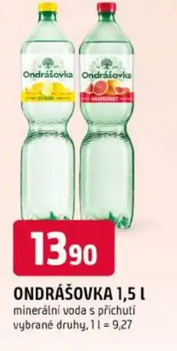 Trefa Ondrášovka minerální voda s příchutí nabídka