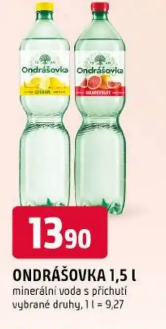 Trefa Ondrášovka minerální voda s příchutí nabídka