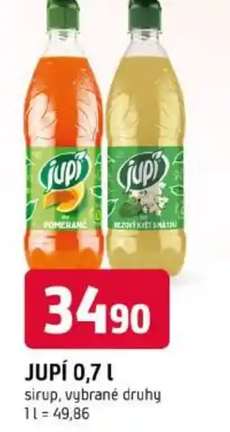 Trefa Jupí sirup nabídka