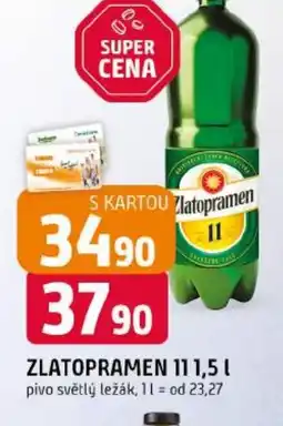 Trefa Zlatopramen 11 pivo světlý ležák nabídka
