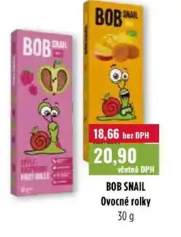 Ratio BOB SNAIL Ovocné rolky nabídka