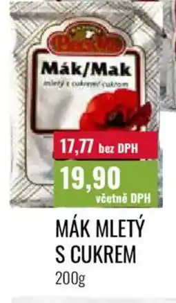 Ratio Mák mletý s cukrem nabídka