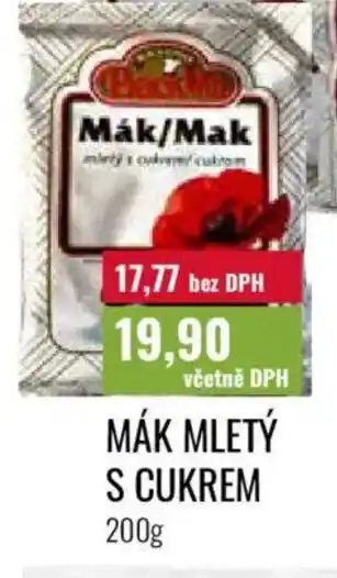 Ratio Mák mletý s cukrem nabídka