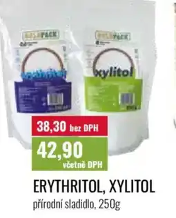Ratio Erythritol, xylitol nabídka