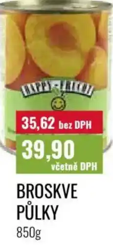 Ratio Broskve půlky nabídka