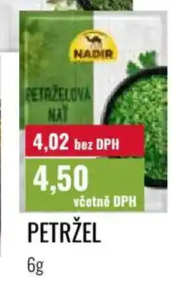 Ratio NADIR Petržel nabídka