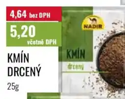 Ratio NADIR Kmín drcený nabídka
