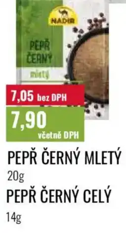 Ratio NADIR Pepř černý mletý nabídka