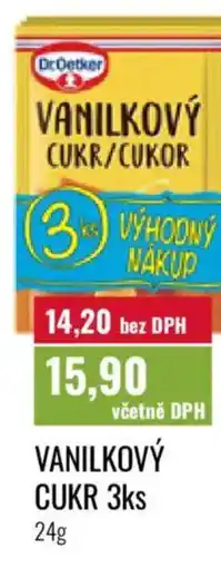 Ratio DR.OETKER Vanilkový cukr 3ks nabídka