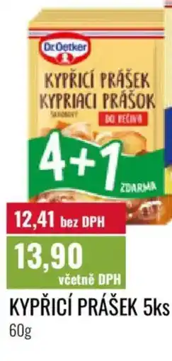 Ratio DR.OETKER Kypřicí prášek 5ks nabídka