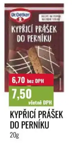 Ratio DR.OETKER Kypřicí prášek do perníku nabídka