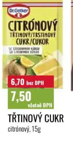 Ratio DR.OETKER Třtinový cukr citrónový nabídka